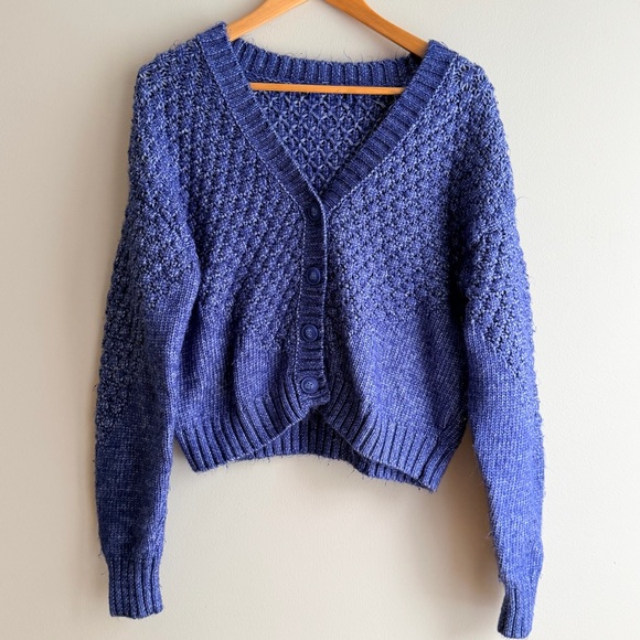 Sweaters - Women's Blue Knit Sweater- no tag - size Medium